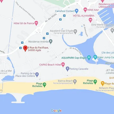 Apartment T2 Le Corail Du Cap Proche Wifi *